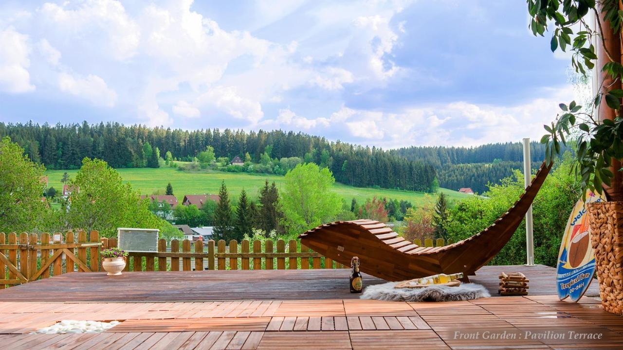 Unterkirnach Entire House In Schwarzwald With Mountain View, Private Sauna, Gym, Garden And Terraces מראה חיצוני תמונה