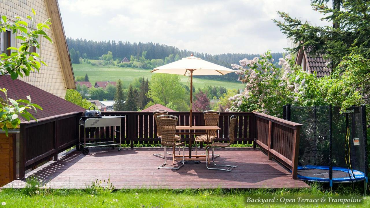 Unterkirnach Entire House In Schwarzwald With Mountain View, Private Sauna, Gym, Garden And Terraces מראה חיצוני תמונה
