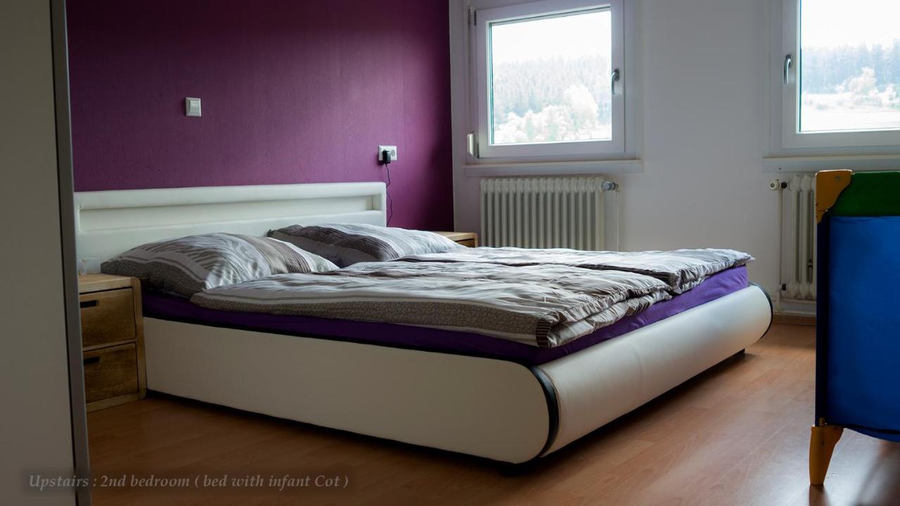 Unterkirnach Entire House In Schwarzwald With Mountain View, Private Sauna, Gym, Garden And Terraces מראה חיצוני תמונה